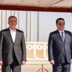 رئيس الجمهورية يستقبل الرئيس الايراني في قصر بغداد